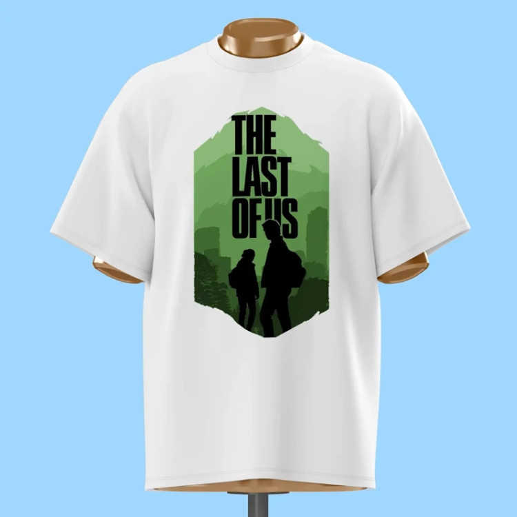 تیشرت The Last Of Us کیفیت عالی سفید