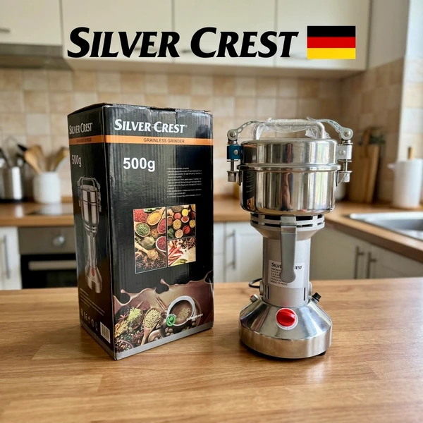 آسیاب برقی 500 گرمی مدل Silver Crest کارتن مشکی