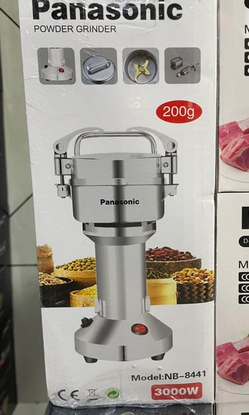آسیاب برقی ۲۰۰ گرمی 3000 وات برند پاناسونیک مدل 8441 تمام استیل