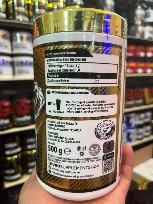 مکمل کراتین گلد کوین 500 گرمی اصل تضمینی...