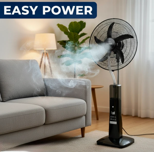 پنکه شارژی مه پاش POWER KING پنج‌ پره مدل PK-CSM1840 کنترل دا