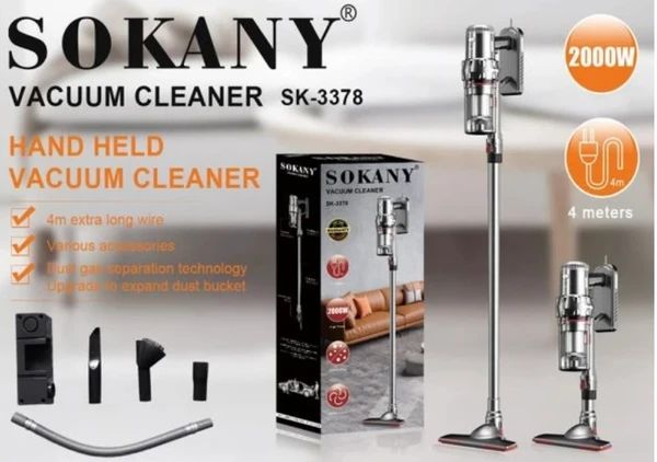جارو برقی عصایی سوکانی مدل SOKANY SK-3378