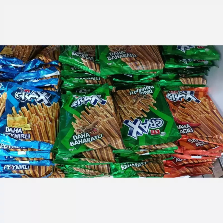 چوب شور اتی کراکس با 3طعم خوشمزه 50 گرمی محصول ترکیه
