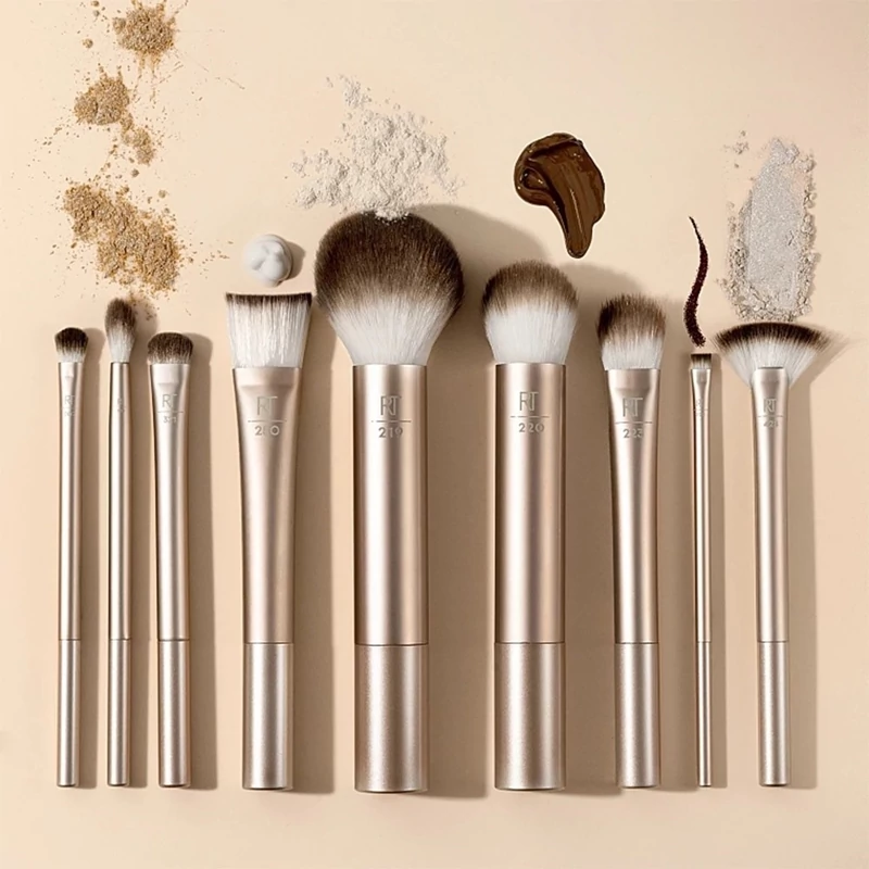 ست براش 9 تکه ریل تکنیک مدل Au Naturale
