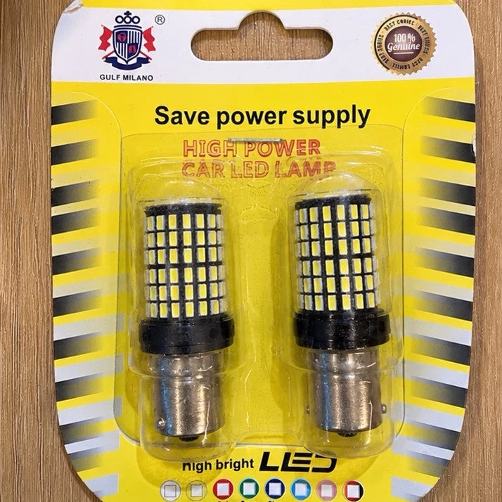 بسته 10 تایی لامپ تک کنتاکت 144 SMD نور یخی قوی گلف میلانو عمده