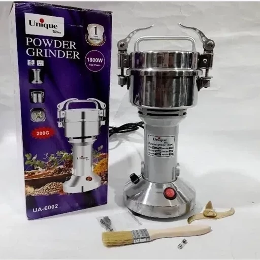 آسیاب صنعتی یونیک 200 گرمی 1800 وات با گارانتی