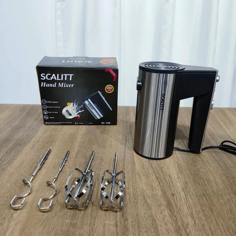 همزن برقی اسکارلت مدل SC-166 با 1 سال گارانتی 450 وات