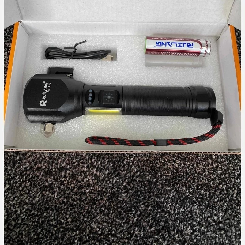 چراغ قوه دستی چکش دار روی لانگ مدل RL-233