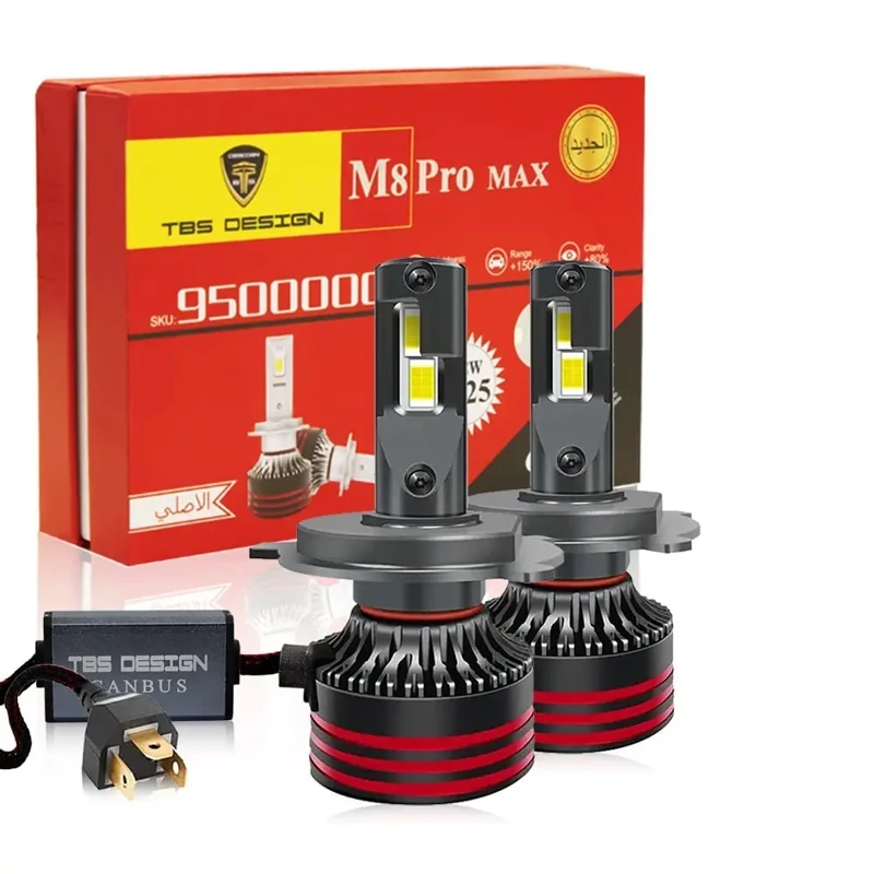 هدلایت توبیز پایه H4 مدل M8 PROMAX با گارانتی