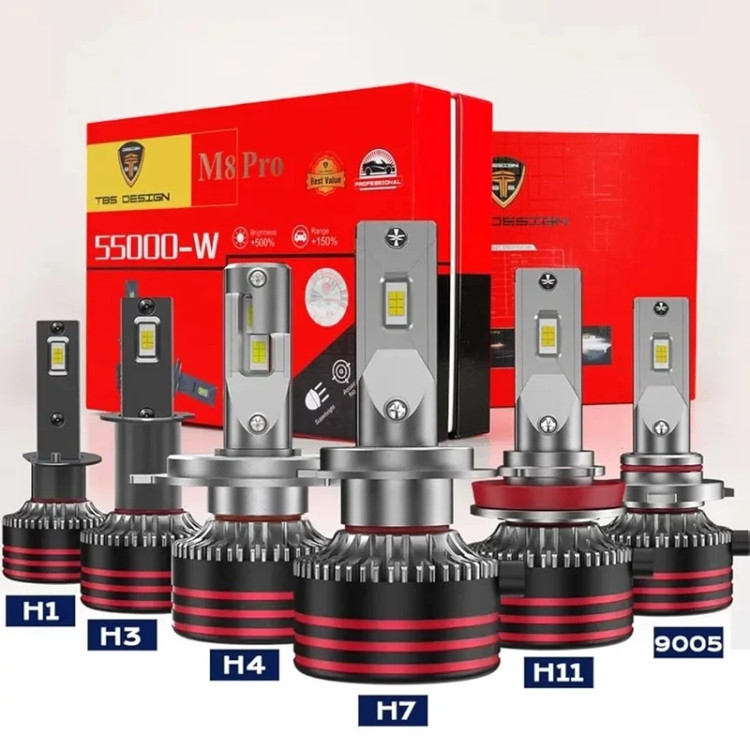 هدلایت توبیز اصلی پایه H1 مدل M8 PROMAX با گارانتی