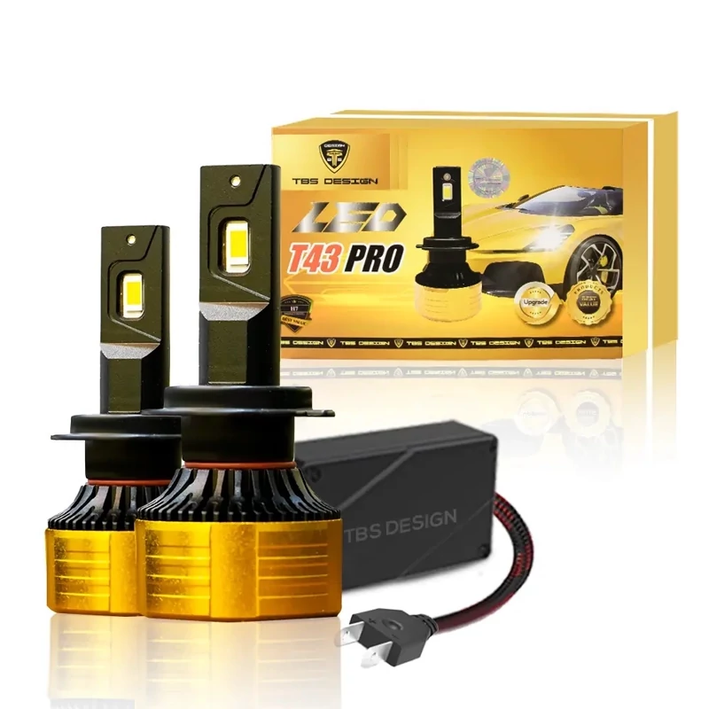 هدلایت آفتابی T43 PRO پایه H4 توبیز با گارانتی