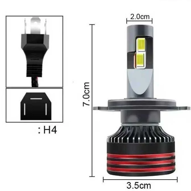 هدلایت کانپکس m8pro اصلی پایه H4 با گارانتی