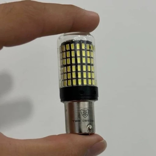لامپ فندقی دو کنتاکت نارنجی 144 SMD توبیز خار روبرو