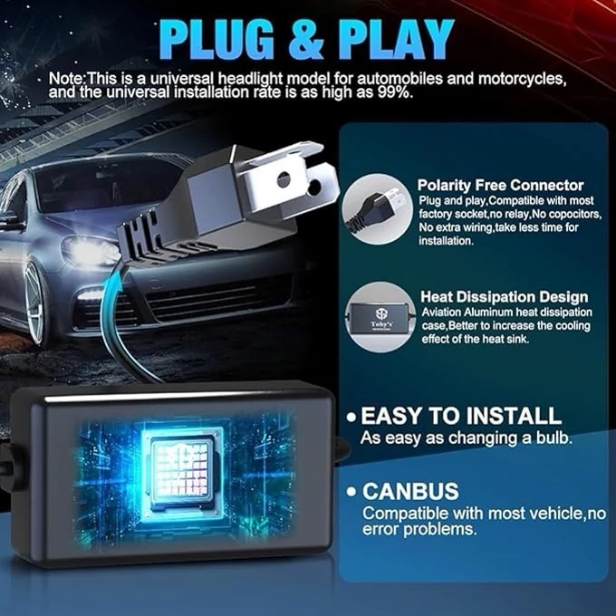 سوپر لنز پایه H4 توبیز مدل TL3 PRO با گارانتی