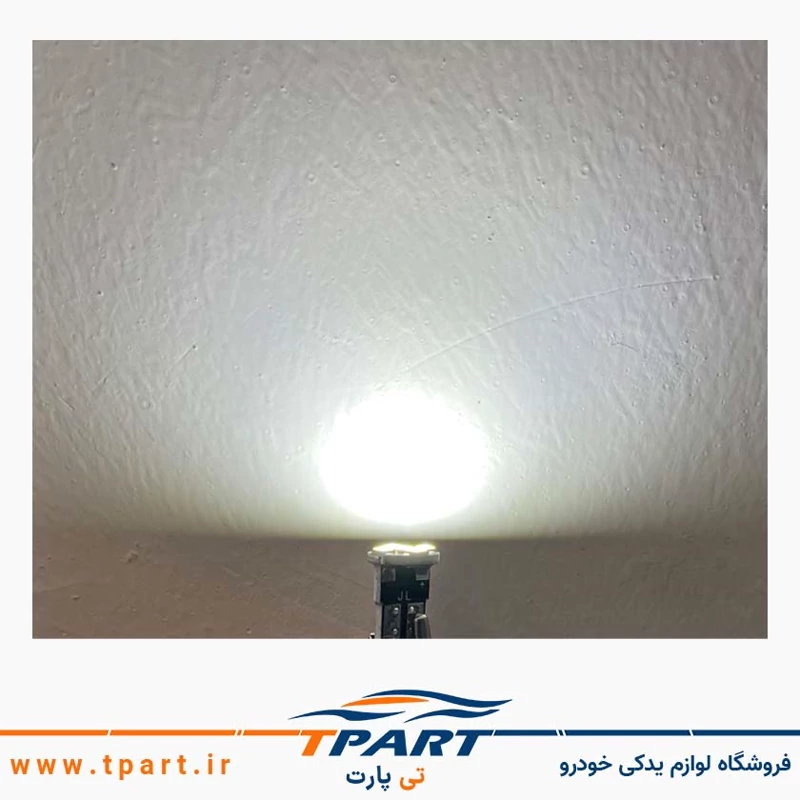 راهنما گلگیر پراید (طرح مگان) سفید + لامپ LED