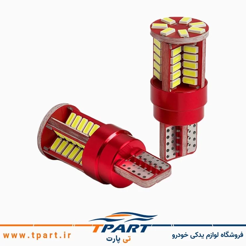لامپ 57 تایی اس ام دی (smd) سکن سفید بسته دو عددی
