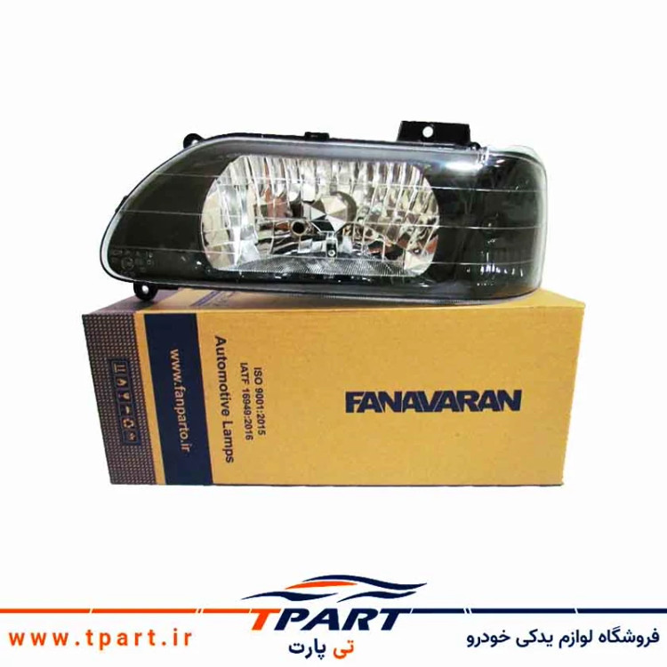 جفت چراغ جلو پراید 131 اسپرت دودی فناوران
