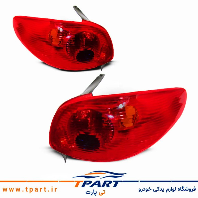 جفت چراغ عقب پژو 206 SD (صندوقدار)