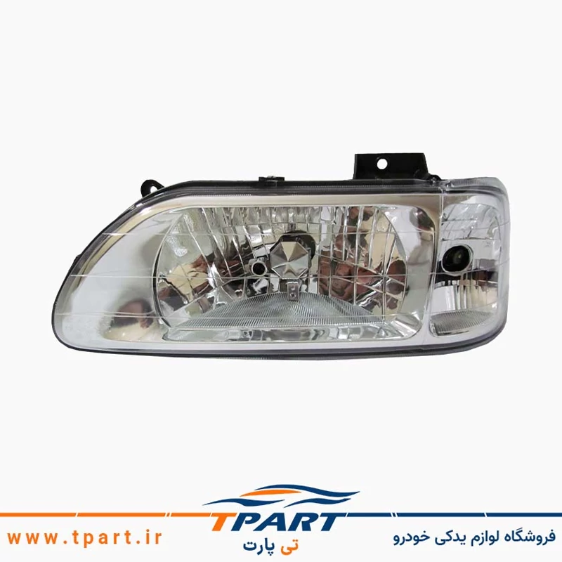 چراغ جلو پراید 131 بدون موتور سمت راننده کد m