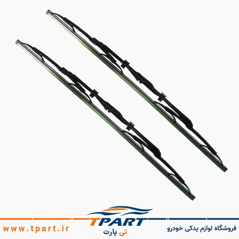تیغه برف پاک کن فلزی پژو 405 بسته 2 عددی