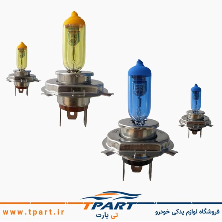 لامپ پژو 206 طرح زنون یخی SD (صندوقدار) بسته 2 عددی