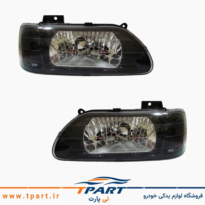 جفت چراغ جلو مناسب پراید 131 / صبا دودی اسپرت کد m