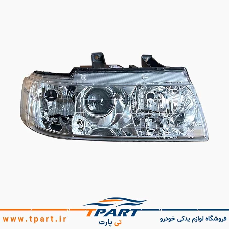 جفت چراغ جلو سمند جمع ساز (لنزدار)