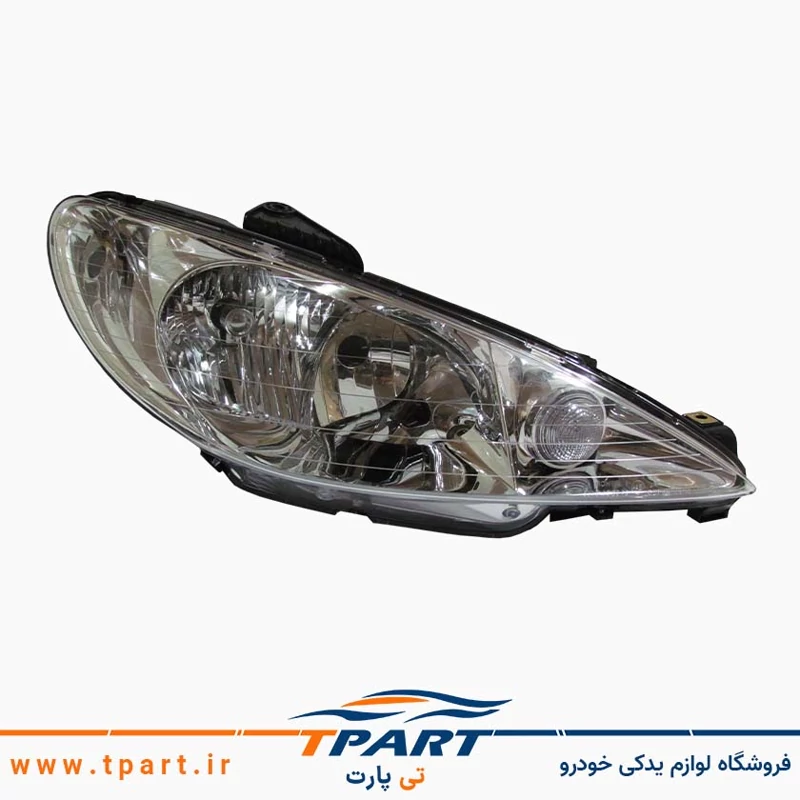 جفت چراغ جلو 206 مدرن