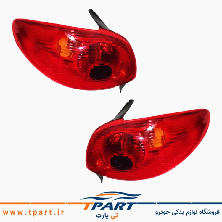 جفت چراغ عقب 206 هاچبک جمع ساز