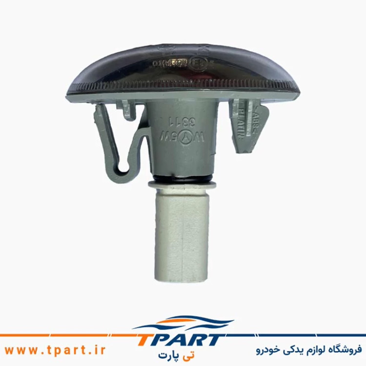 چراغ راهنما گلگیر 206 اسپرت شفاف - طلق سفید