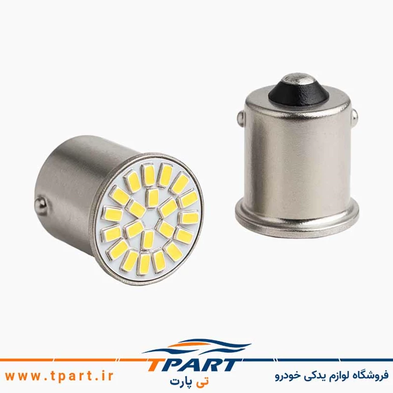 لامپ چراغ خطر عقب پژو 405 یخی – LED جفت
