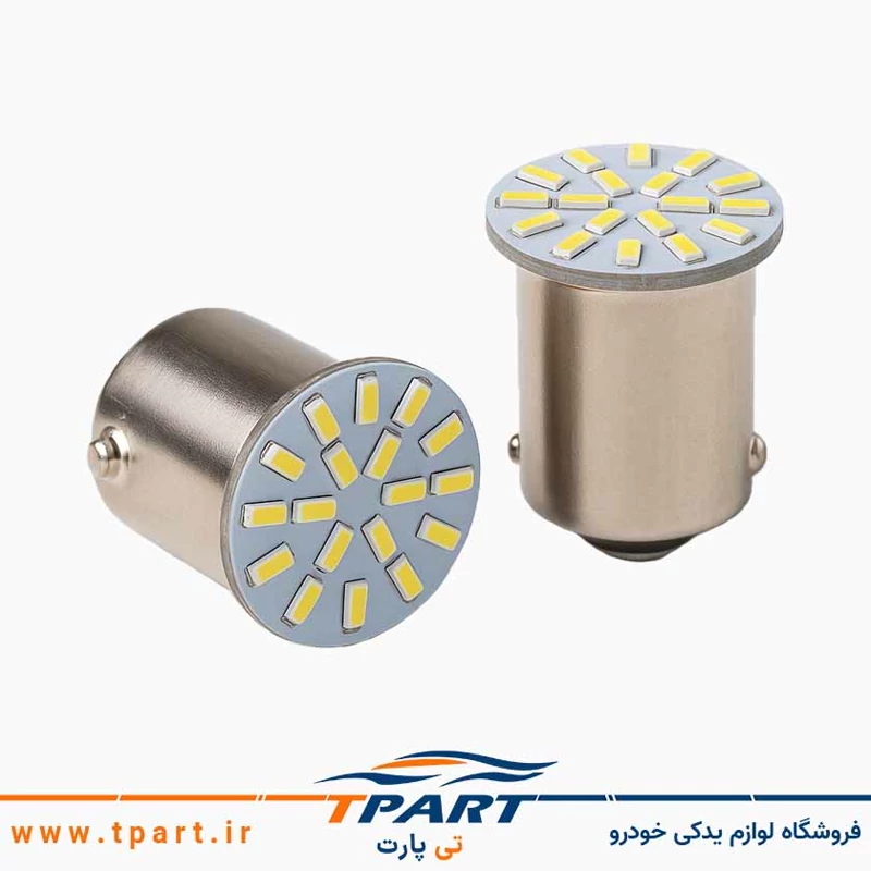 جفت لامپ چراغ عقب ال 90 – LED یخی / قرمز / نارنجی