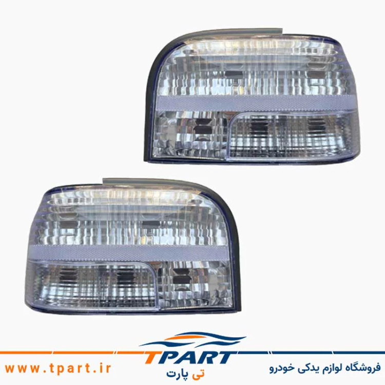 جفت چراغ خطر عقب پراید 131 برفی اسپرت کد m