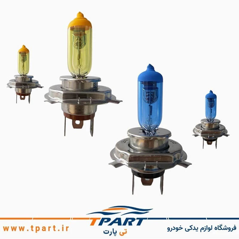 لامپ طرح زنون سفید H1 بسته 2 عددی پایه H1