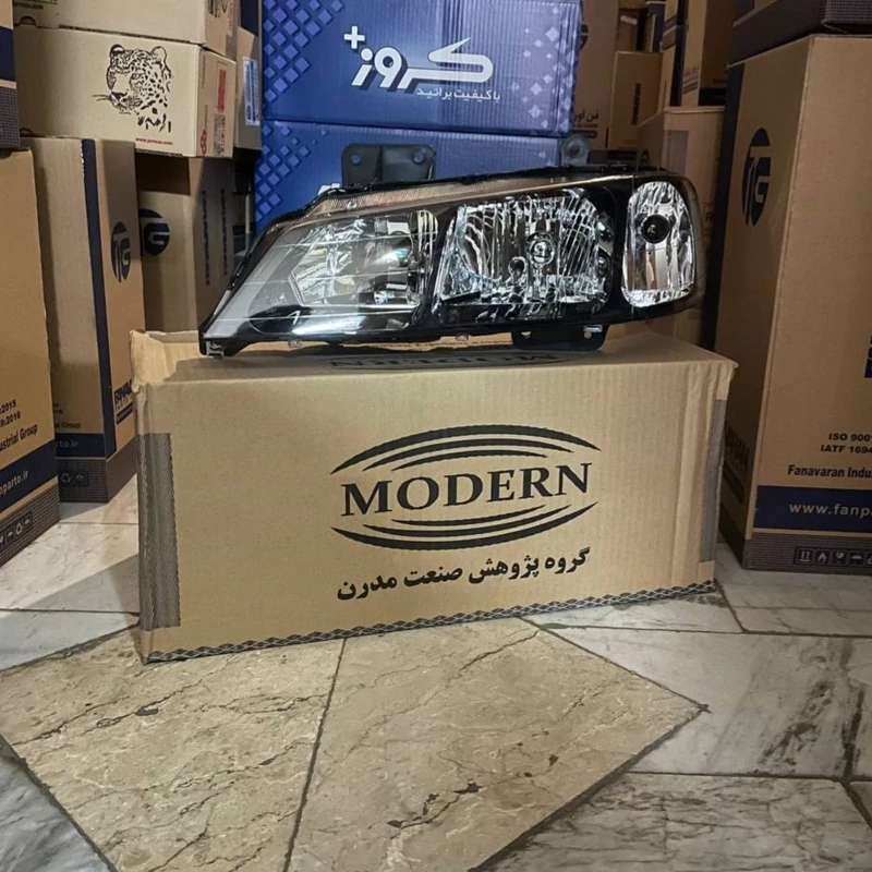 چراغ جلو دودی اسپرت پژو پارس (پرشیا) مدرن سمت چپ