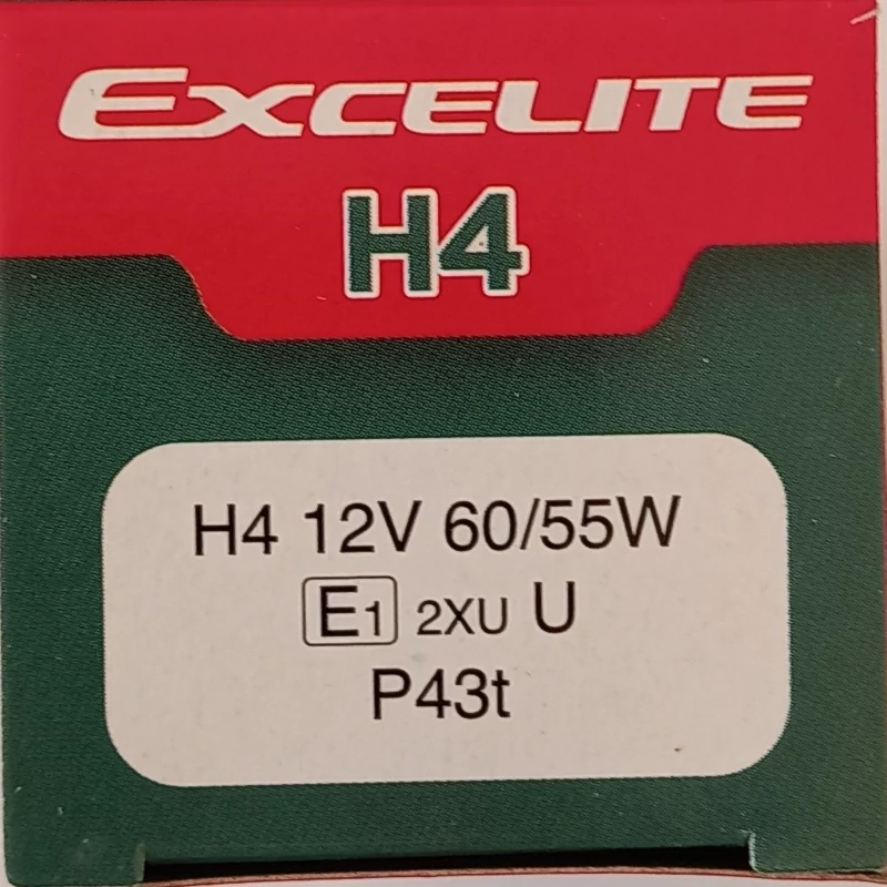 لامپ 55 وات اکسلایت excelite پایه H4 ساخت کره بسته یک عددی