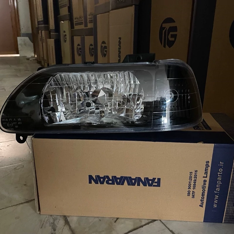 چراغ جلو دودی اسپرت پراید 131 فن آوران (جفت)