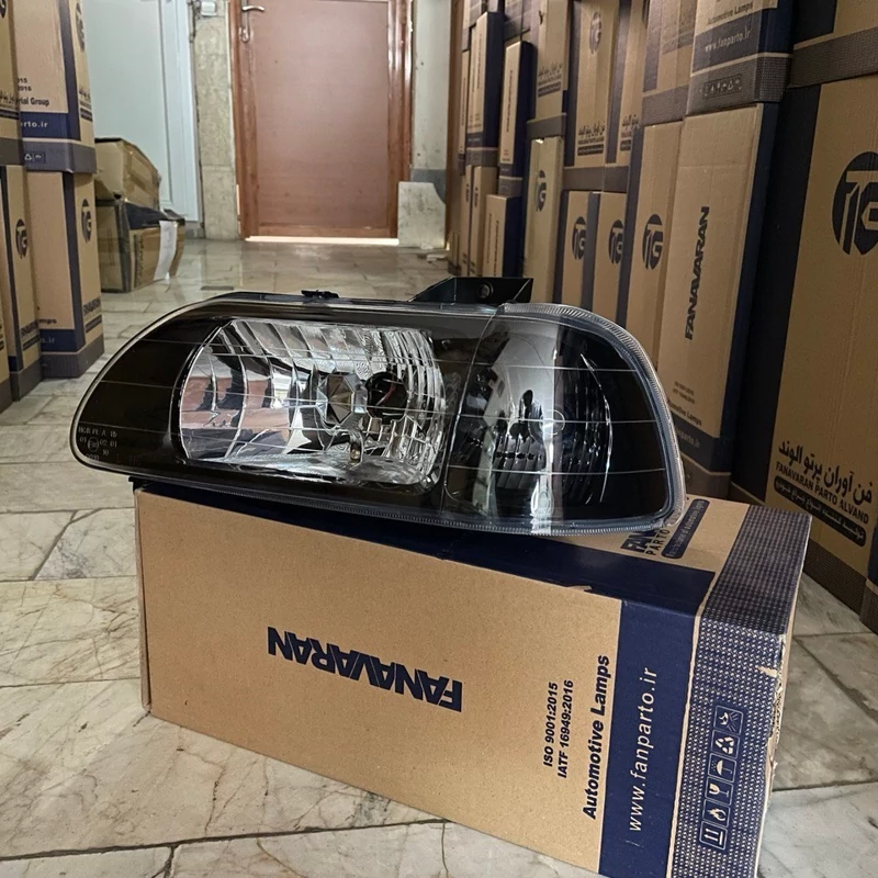 چراغ جلو دودی اسپرت پراید 131 فن آوران (جفت)