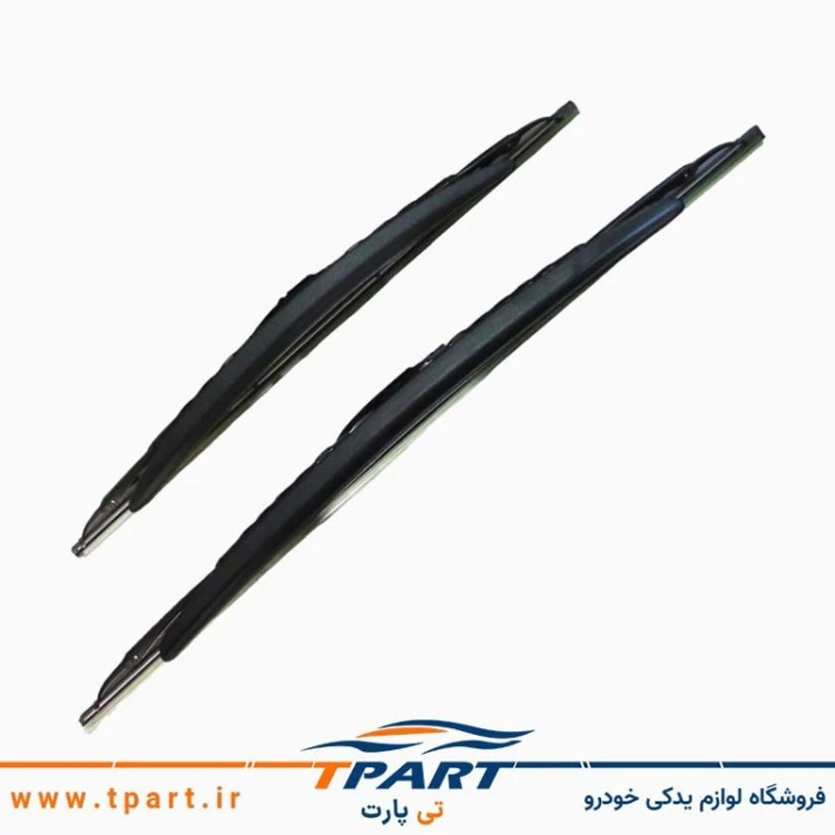تیغه برف پاک کن فلزی آبپاش دار سمند معمولی اس ای ( SE ) بسته 2 عددی سایز 18*24