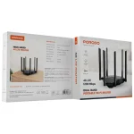 روتر بیسیم دو باند 6 آنتن 4G LTE پرودو Porodo Dual Band Portable Wi-Fi Router PDLFST207
