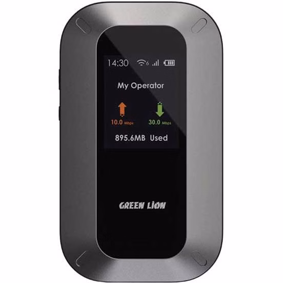مودم قابل حمل 4G LTE گرین لاین Green Lion Portable Mifi Router GNMIFI6RTRBK
