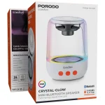 اسپیکر بلوتوثی پرودو Soundtec Crystal-Glow Mini مدل PDSTC7WH