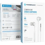 هدفون باسیم پاورولوژی 3.5mm In-Ear Stereo مدل PWEPHR28