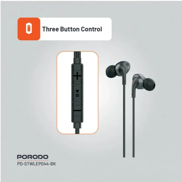 هندزفری استریو تایپ سی Porodo Soundtec مدل PD-STWLEP042