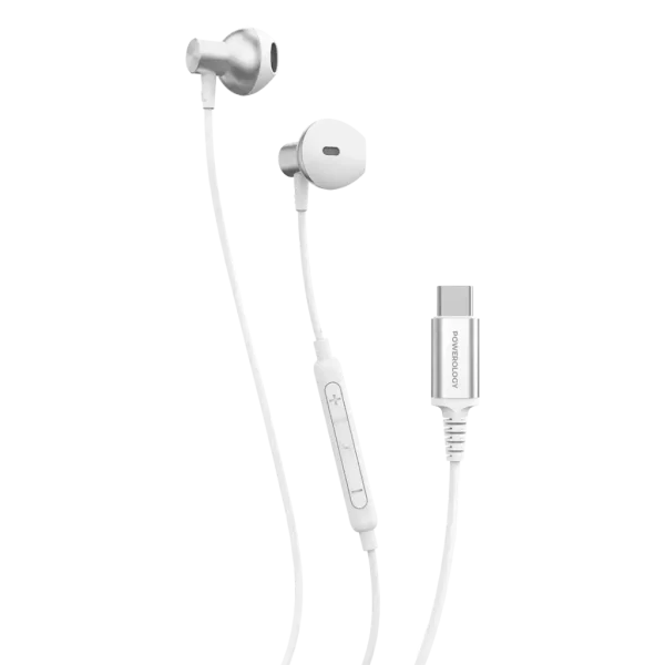 هندزفری سیمی پاورولوژی مدل Type-C Stereo PWTYPECSTWH