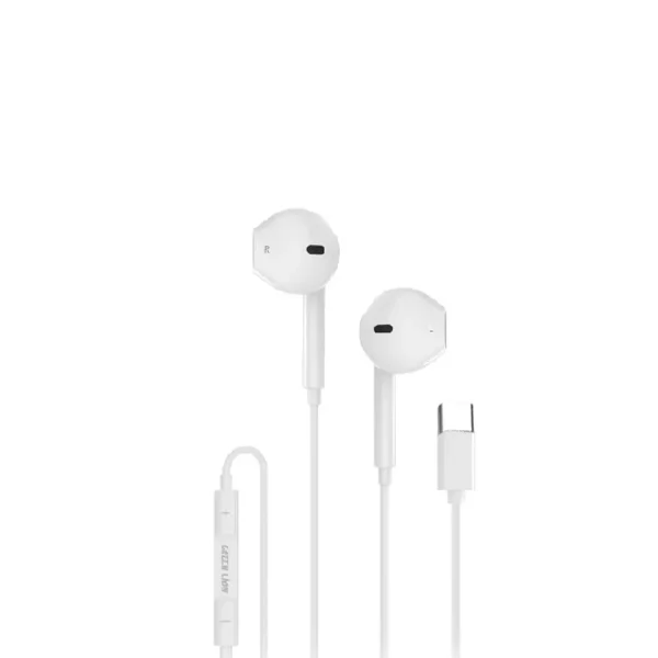 هدفون سیمی Green Lion Stereo Earphones مدل GNSTROEPTCWH