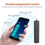 چندراهی برق هوشمند پورودو ChargeLink با 4 پریز AC و 3 پورت USB مدل PDPSUA1BK