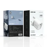 شارژر دیواری 60W گرین لاین مدل AVS GaN GNAVSWC60WWH