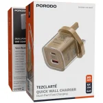 شارژر دیواری 30وات پرودو مدل Tezclarte Dual-Port PDFWCH101