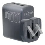شارژر دیواری پاورولوژی 100W مدل Voltflow PWCUQC070GY
